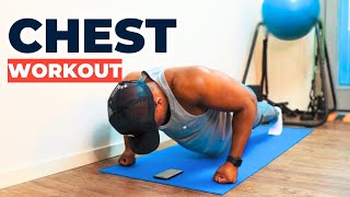 5 MINUTE CHEST WORKOUT AT HOME (NO EQUIPMENT)