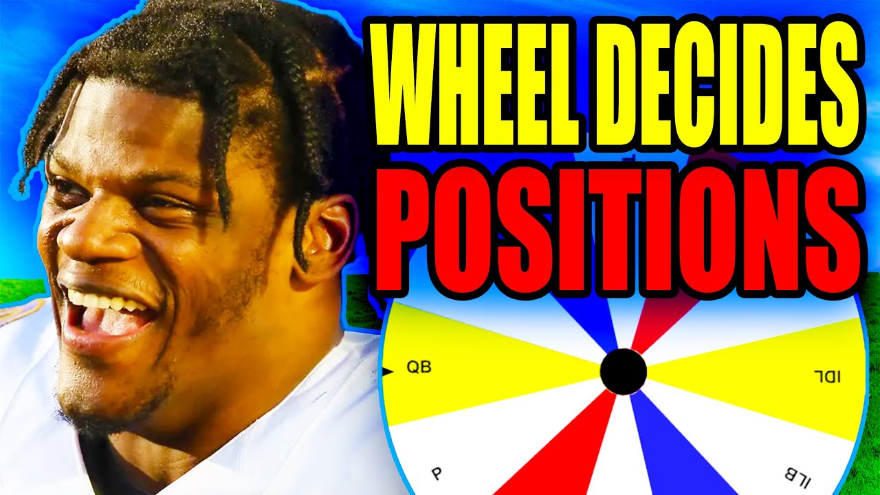 I Let a WHEEL Decide My Madden Players’ Position. (chaos) YouTube