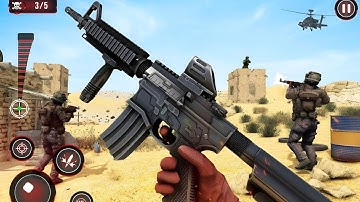 FPS Gun Strike Offline Game Free Army Shooting Games - Android Gameplay #3