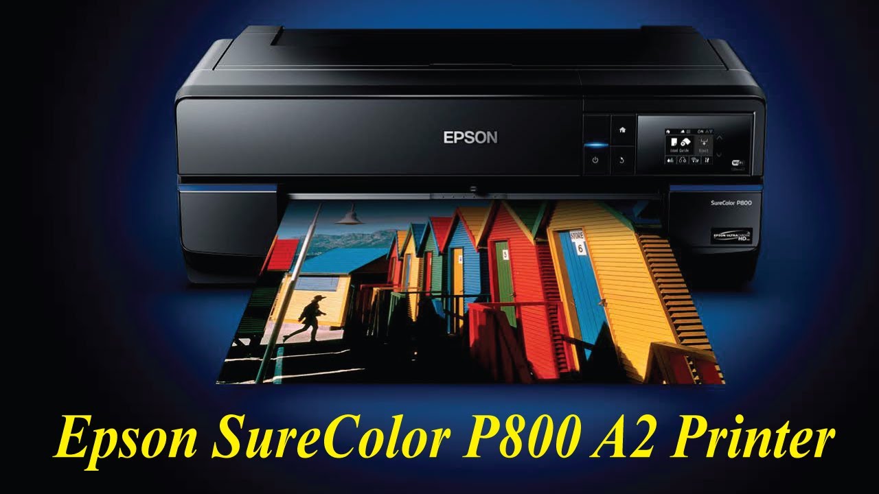 Tolk fyrværkeri Sædvanlig Epson SureColor SC-P800 A2 for Large Size Printing - YouTube