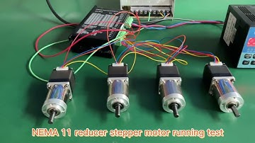 Casun NEMA 11 Reducer Stepper Motor Running Test