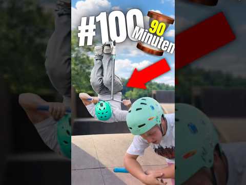 100 TRICKS in 90 Min... schaffe ich das?! 😱🛴 #scooter #skatepark #scootering