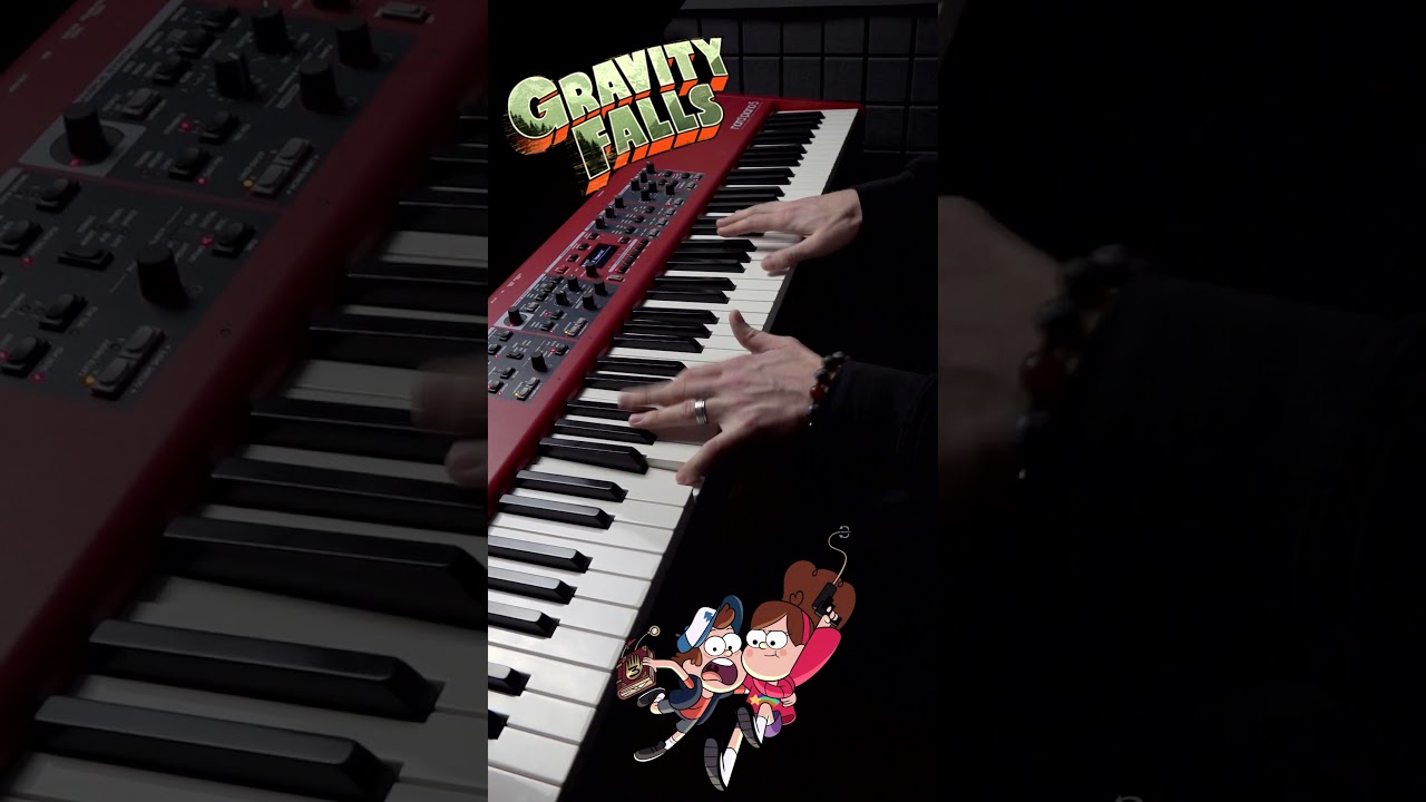 Гравити Фолз на пианино 