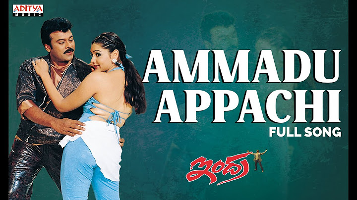 Ammadu Appachi Full Song - Indra Songs Chiranjeevi, Aarti Agarwal, Sonali Bendre