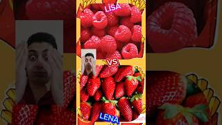 #choose Lisa Or Lena Fruits🍎🍊🍌🍉🍇🍒🍍 #للبنات #vs #tiktok #lisaorlena
