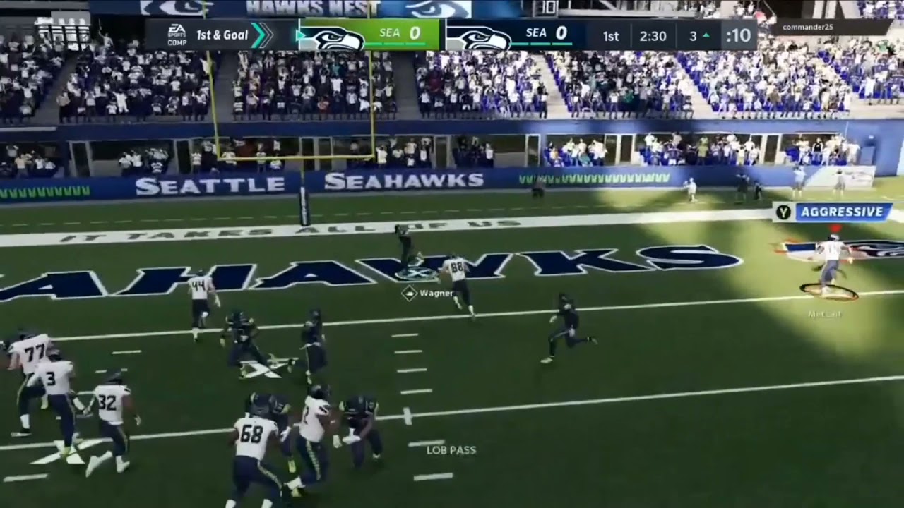 This Wasn’t A Touchdown For D.K.Metcalf Madden??? Nice