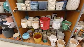 Pots for plants at T.J.Maxx.