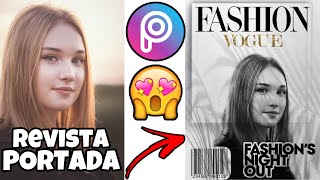 COMO hacer PORTADA de REVISTA! | ESTILO VOGUE | PICSART TUTORIAl (FÁCIL ) screenshot 5