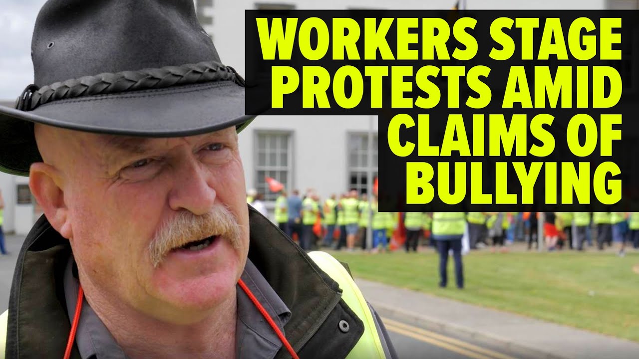 Workers state protest amid claims of bullying