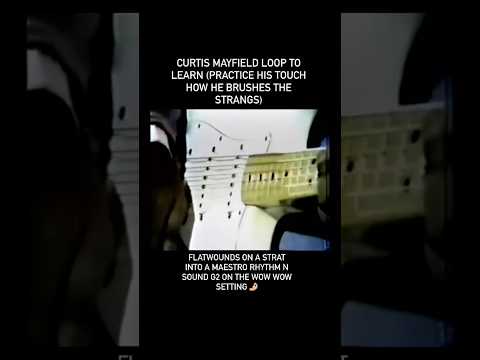 Curtis Mayfield On Loop Guitar Funkguitar Neosoulguitar Curtismayfield 