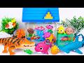 Ultimate Zuru Robo Alive Aquarium With Crocodile, Baby Shark, Nemo Fish ASMR 🐠 Review Toys