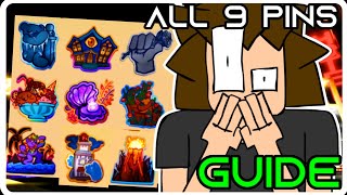 How To Find ALL 9 Pins In Each Map | BEAR Tower Defense