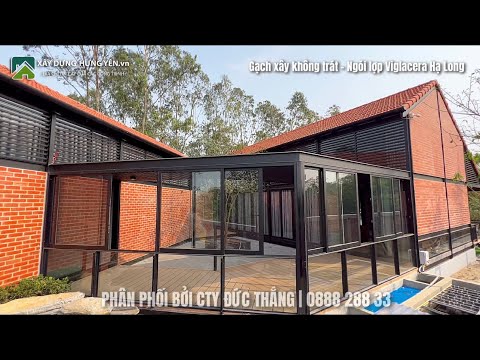 Bỏ Phố Về Quê - Công Trình Nhà Cấp 4 Sử Dụng Gạch Xây Không Trát, Ngói Lợp 22/m Viglacera Hạ Long