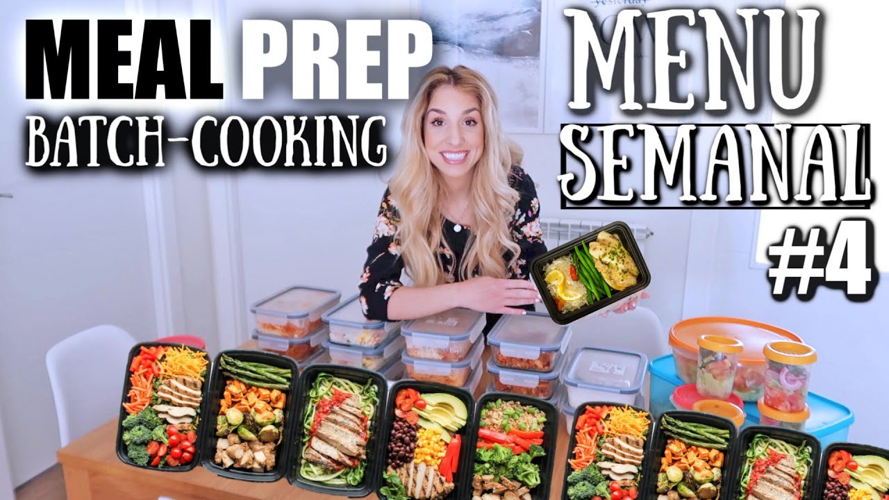MEALPREP-BATCH COOKING #4/ COCINA 1 VEZ PARA TODA LA SEMANA