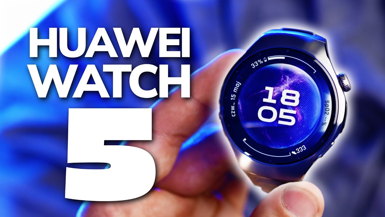 HUAWEI WATCH 5 ⌚ teraz jeszcze LEPSZY & ciekawszy 🏃🏌️‍♂️🏊‍♀️