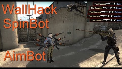 CSGO, Aimbot, Aim assist, Spinbot, 360 Head shots, Wall hacks ANYTHING ELSE?