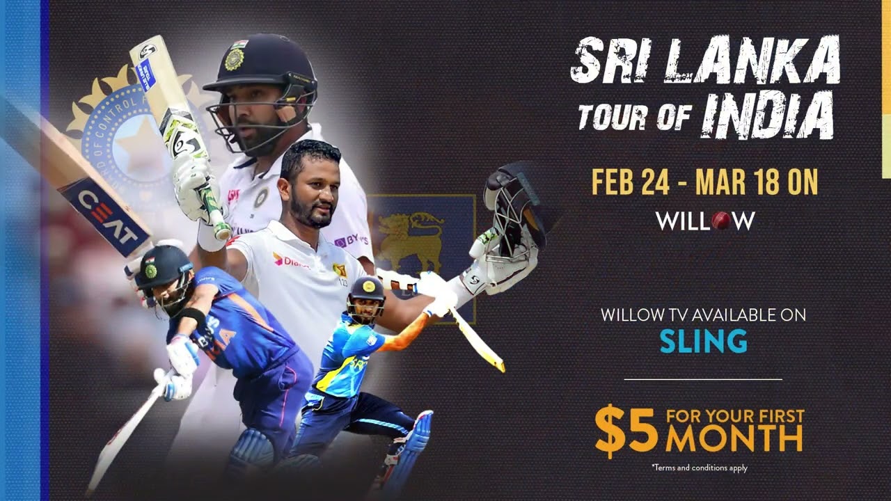 Watch India vs Srilanka on Sling TV
