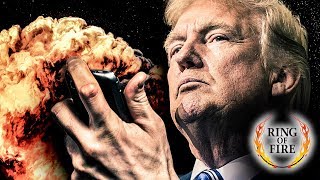 Insane Trump Can't Stop Thinking with His Big, Beautiful, Nuclear Button screenshot 5