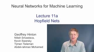 Lecture 11/16 : Hopfield nets and Boltzmann machines