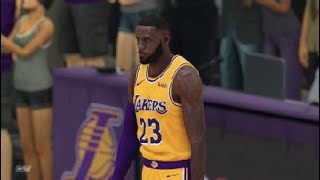 NBA 2K19 my league game brandon ingram full court shot the lakers come back