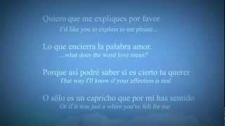 Lyrics & translation by: redlightburst
(http://www./user/redlightburst) nat king cole's l-o-v-e (spanish
version) -lyrics below video of l-...