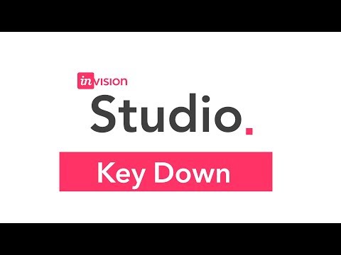 [InVision Studio ] Key Down Animation