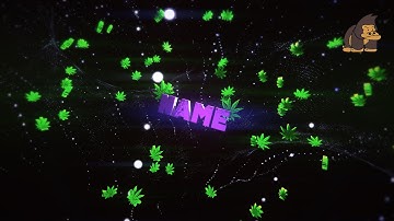 NICE Purple Sync Weed Intro Template #005 by MonkiiArtZ [C4D&AE]
