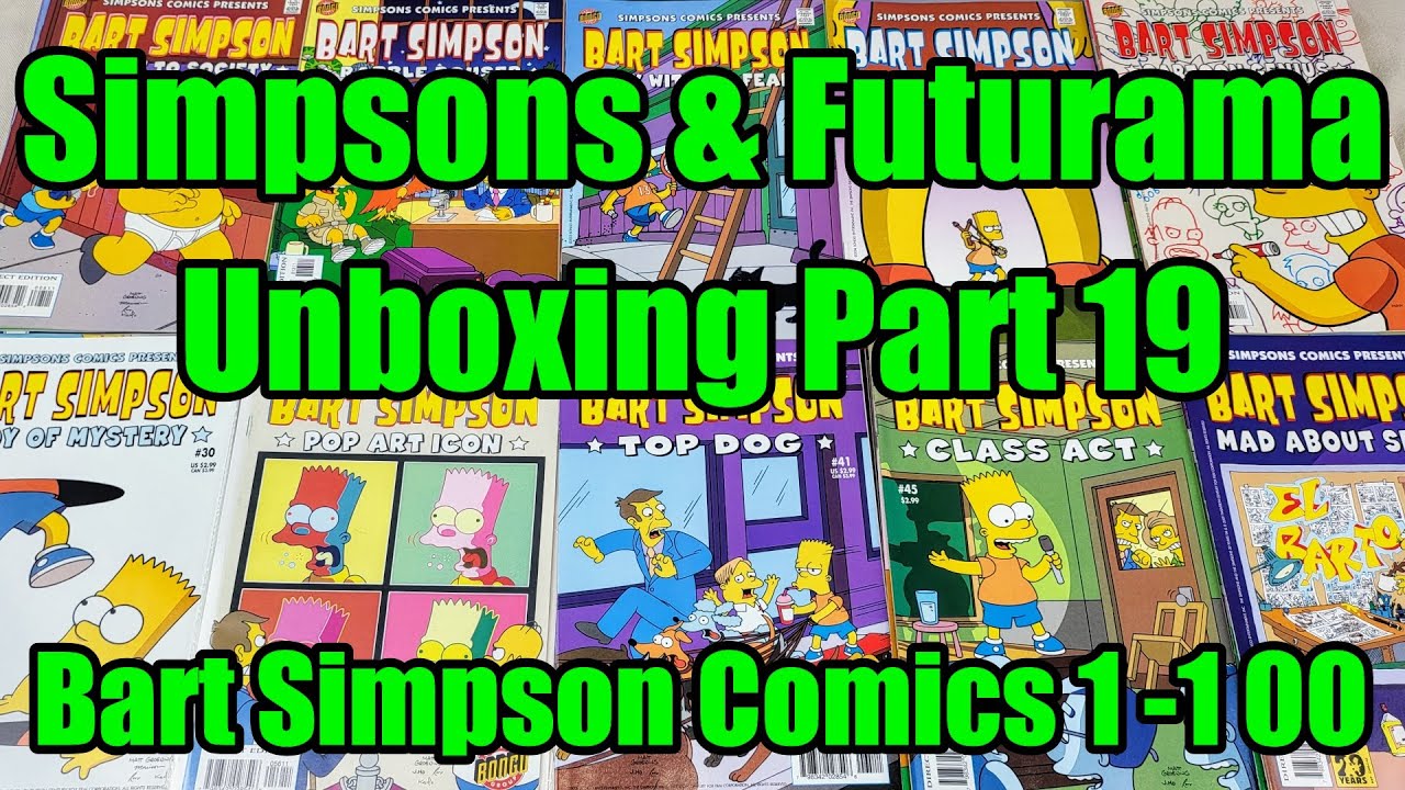 Unboxing Simpsons + Futurama Toys + Collectibles - Part 19 - Bart