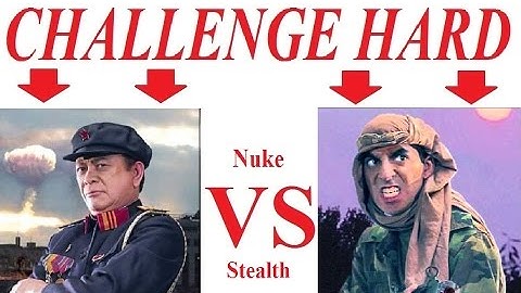 🔴 C&C Generals Zero Hour - Challenge Hard - 4 - Nuke vs Stealth 🔴