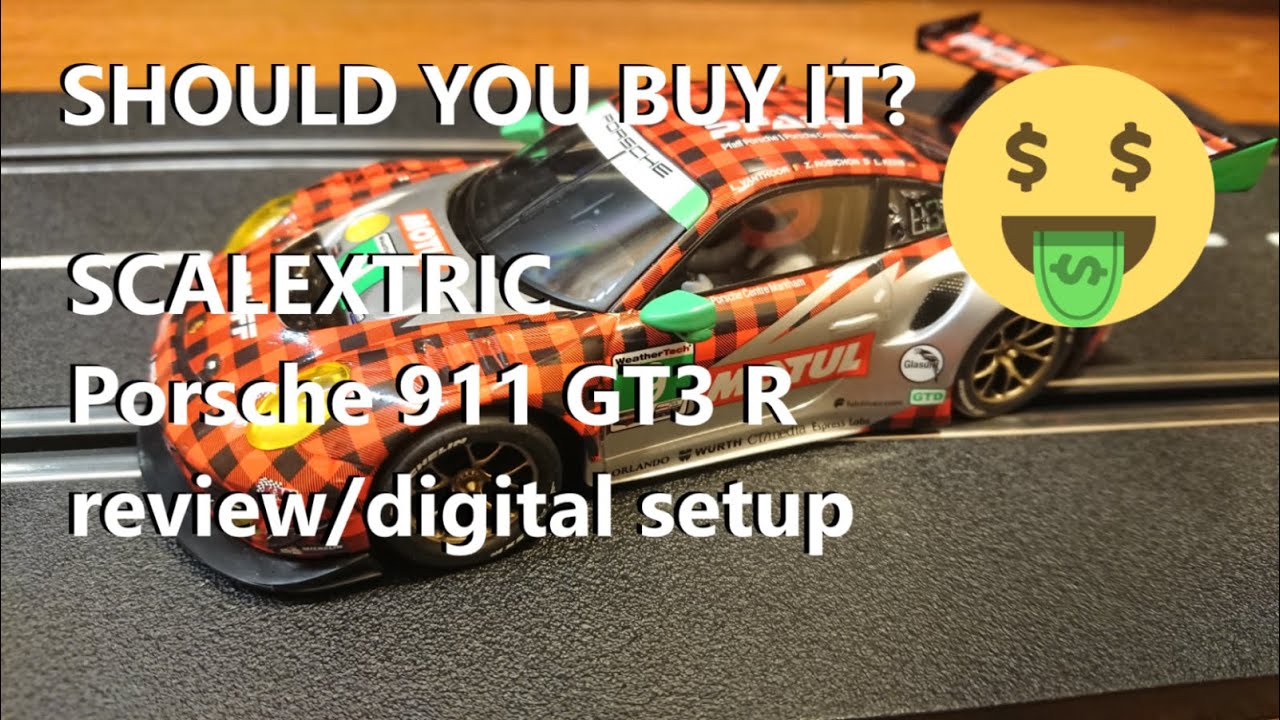 SCALEXTRIC Porsche GT3 R - review/magless digital setup