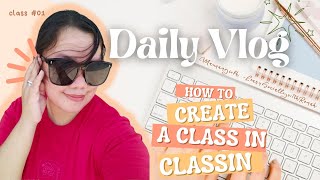CREATE A CLASS using ClassIn Platform