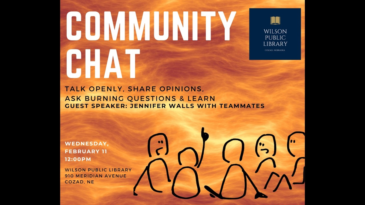 Community Chat: Cozad TeamMates