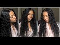 Beginner Friendly 6×6 Pre Plucked Deep Wave Lace Front Wig  180% Density | Tinashe Hair