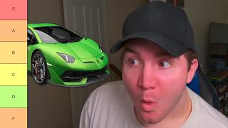 MattWasHere's Lamborghini Tier List