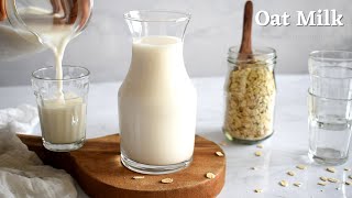 HOW TO MAKE OAT MILK - Low Fat - Oat Milk Recipe For Weight Loss Not Slimy