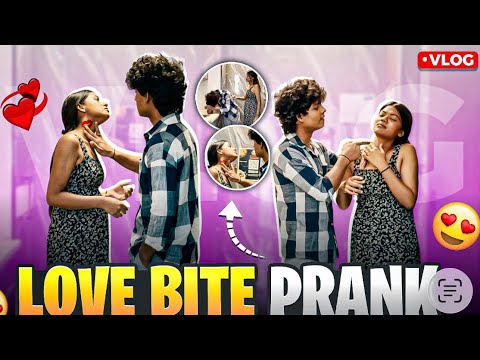 Love bite prank on my boyfriend 😱|| extremely angry ( prank gone ...