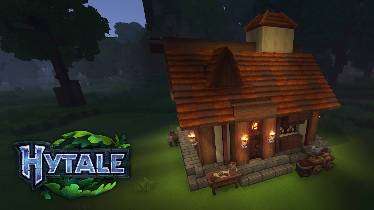 I built the Inn from Guardian Tales in Hytale