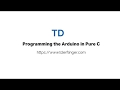 Programming Arduino in Pure C