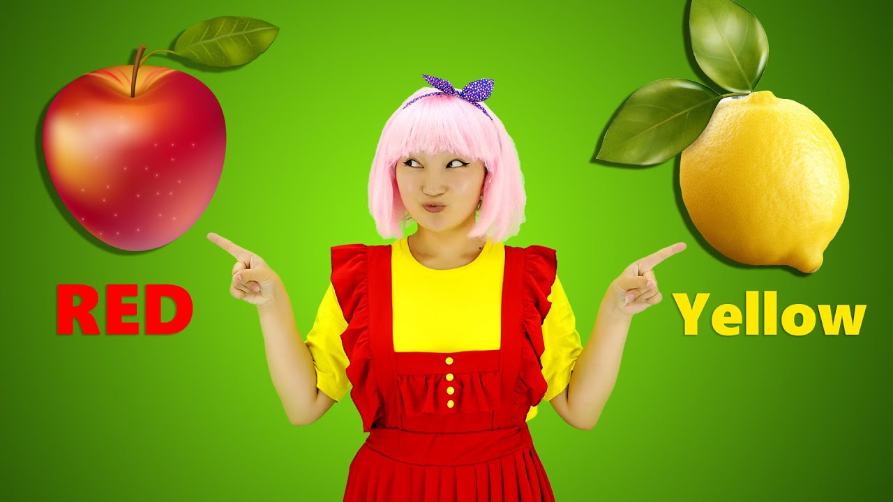 Red Apple Colors Song for Kids Learn Colors Nursery Rhymes 🍎🎵 YouTube