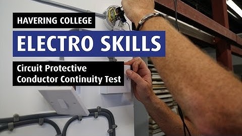 How To: Test continuity of Radial Circuit Protective Conductors (R1+R2) - Electro 06