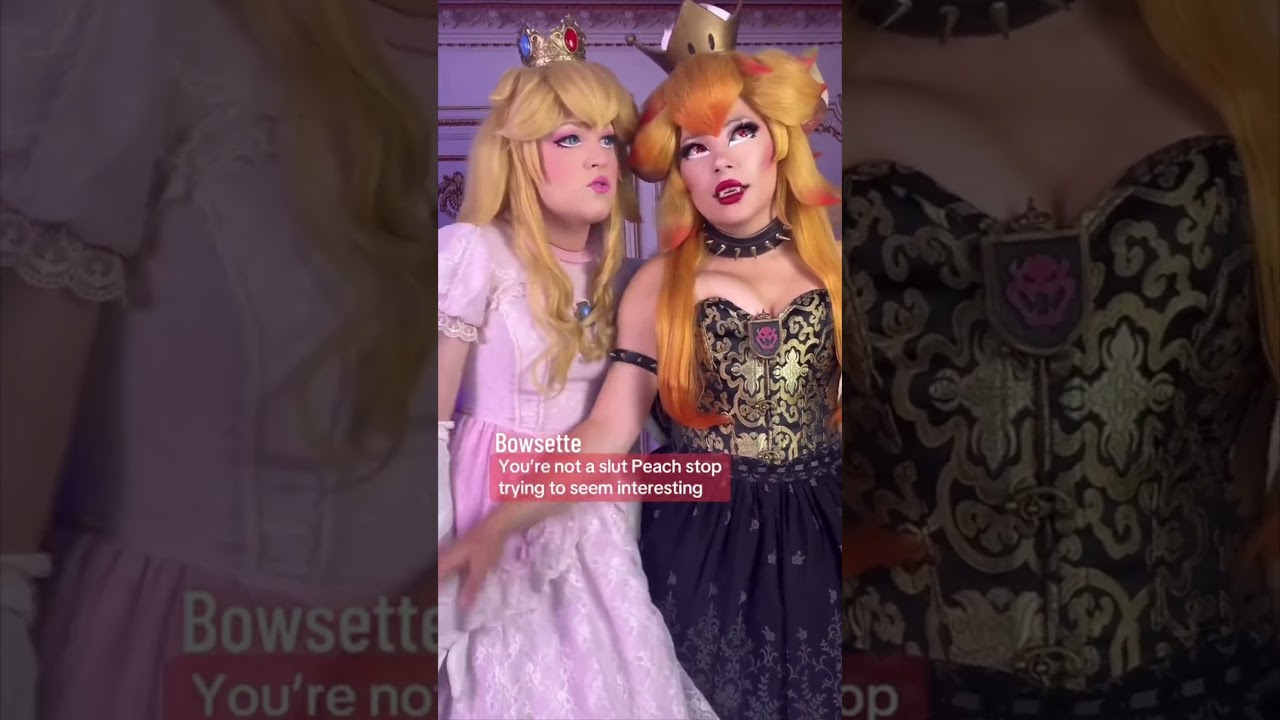 peach trying to impress her goth gf 😔🥀