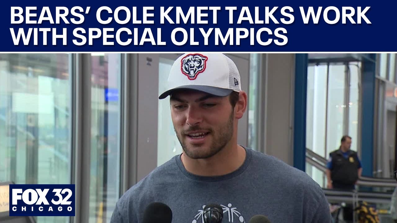 Cole Kmet talks his work with the Special Olympics, Chicago Bears training camp prep