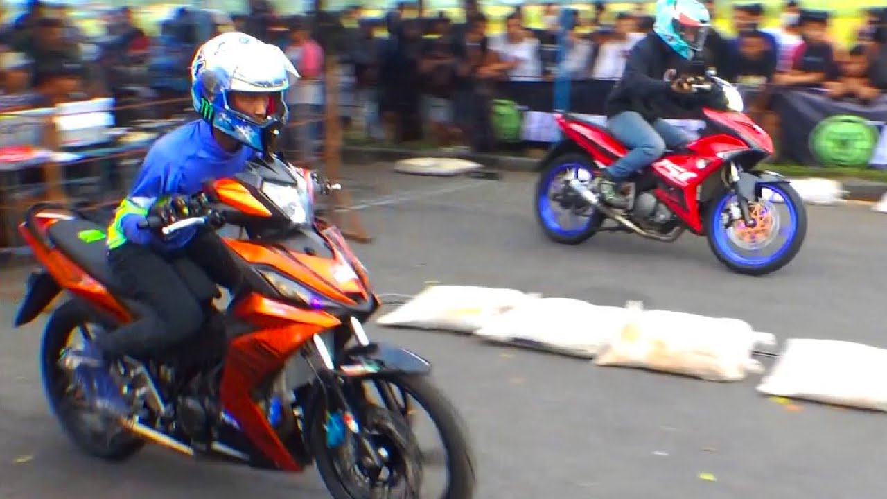 MX KING vs SUPRA GTR ... persaingan bebek super di indonesia..siapa lebih cepat?