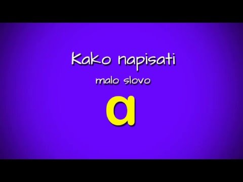 Video: Kako napisati kurzivno slovo?