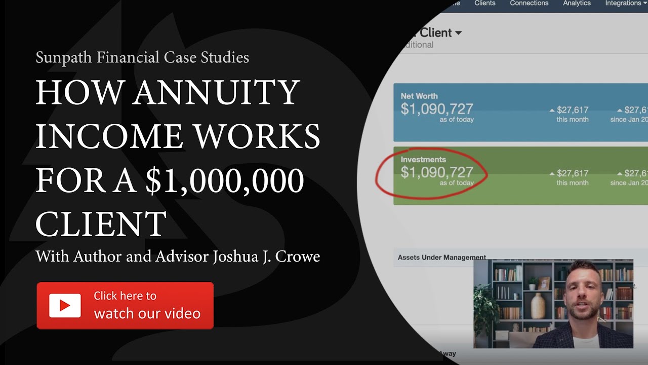 HOW ANNUITY INCOME WORKS FOR A $1,000,000 CLIENT - YouTube