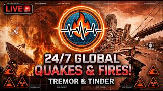 LIVE: Global Disaster Tracker 🌍 Earthquakes & Wildfires Real-Time Dashboard (USGS / NASA FIRMS)