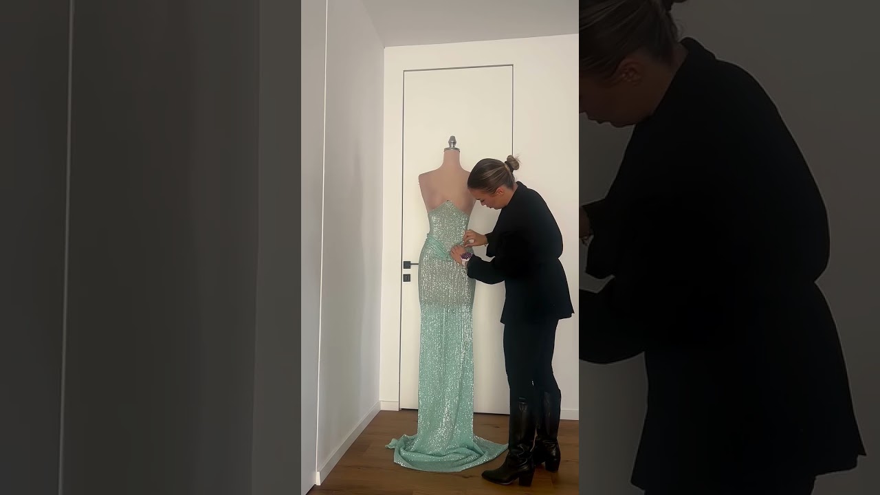 Share with a friend or tag a friend who would look breathtaking in this gown! To order, send us a DM