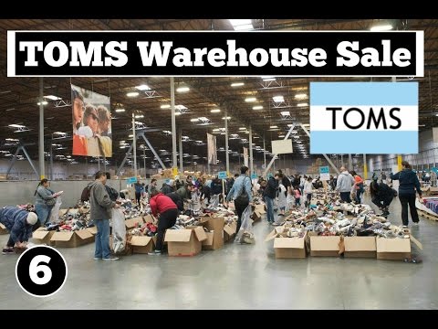 TOMS Warehouse Sale! - YouTube