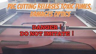 The Hidden Danger of PVC Laser Cutting: Why RedShift Laser Flags Materials Upfront