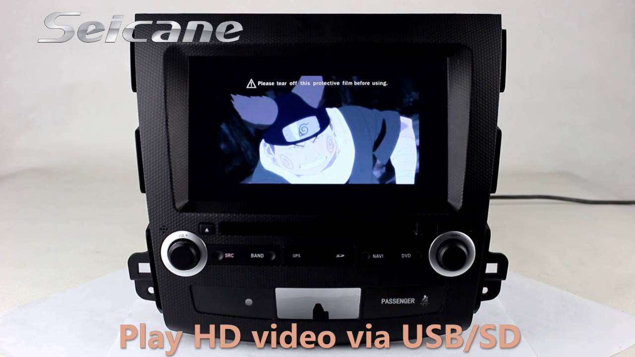 HD 20062011 MITSUBISHI Outlander gps navigation bluetooth dvd support